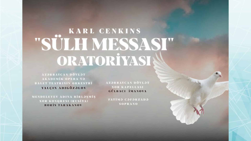 Karl Cenkinsin “Sülh messası” Bakıda səsləndiriləcək