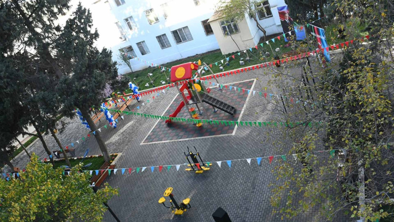 Nəsimi rayonunda daha bir məhəllə təmir olunub