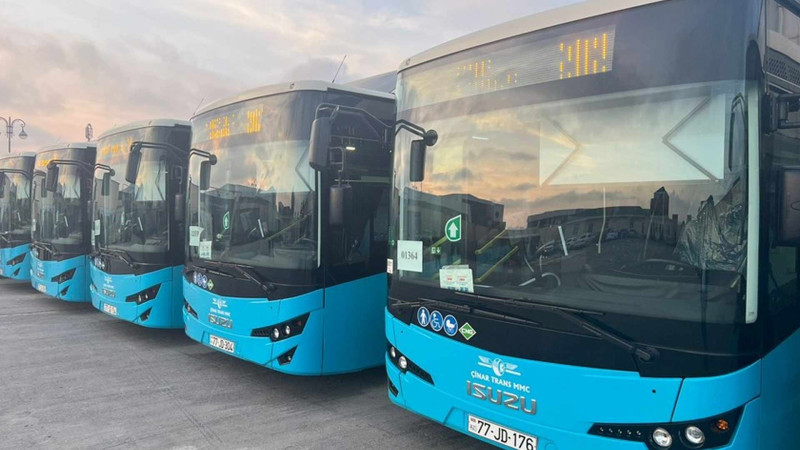 Bakıda 2 avtobusun hərəkət sxemi dəyişib