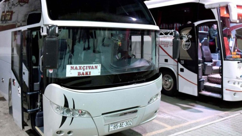 Bakıdan Naxçıvana avtobus reyslərinin sayı artıb