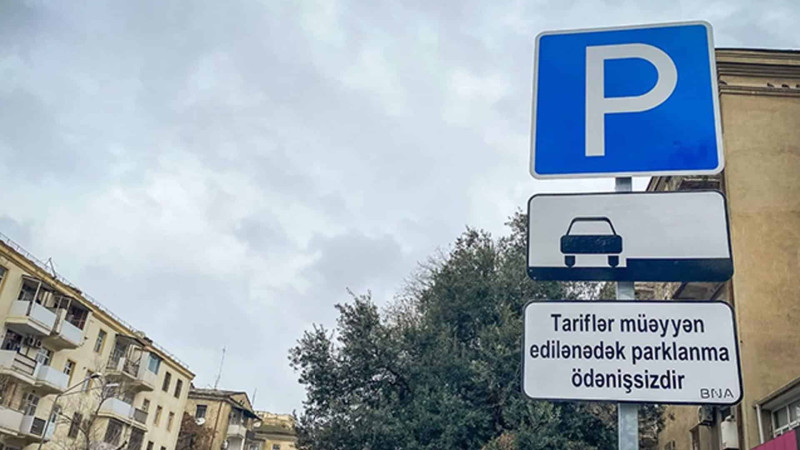 Səbaildə 1400 AZN-lik parklanma lövhəsi oğurlanıb