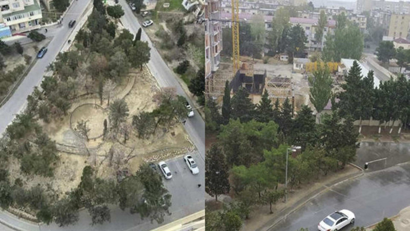 Nizami rayonunda park əvəzinə restoran tikməyi planlaşdırıblar - VİDEO Nizami rayonunda park əvəzinə restoran tikməyi planlaşdırıblar - VİDEO