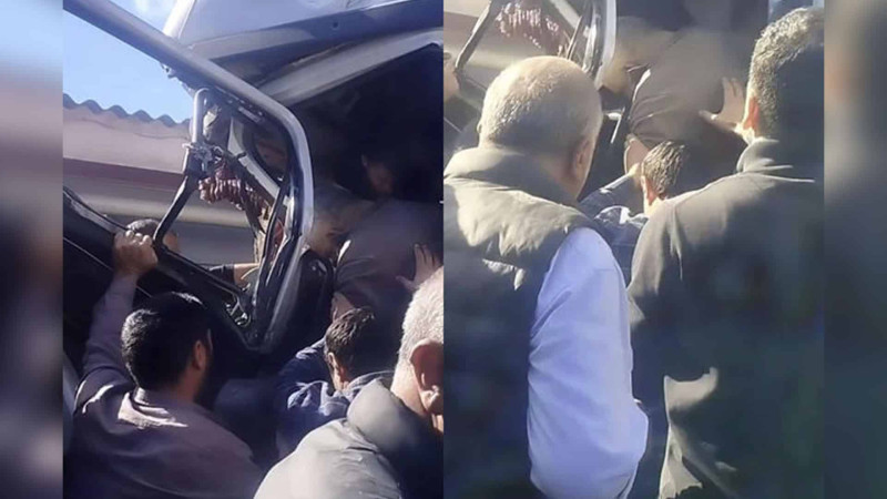Bakı-Quba yolunda yük avtomobilləri toqquşub: ölən var