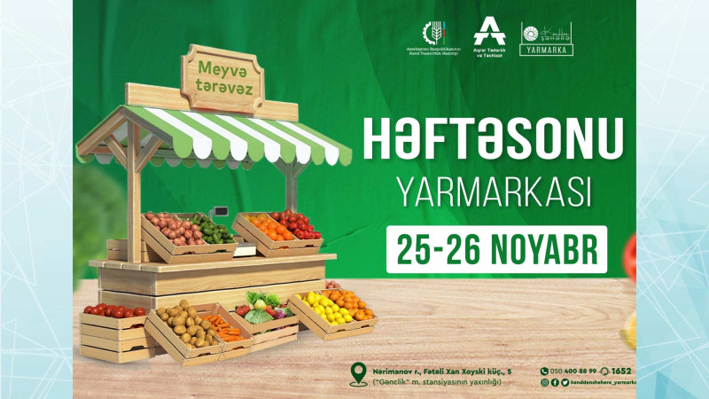 Paytaxtda növbəti “Kənddən Şəhərə” yarmarkası baş tutacaq
