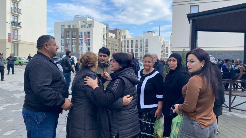 Füzuliyə daha 25 ailə köçürülüb: mənzillərin açarları təqdim olunub