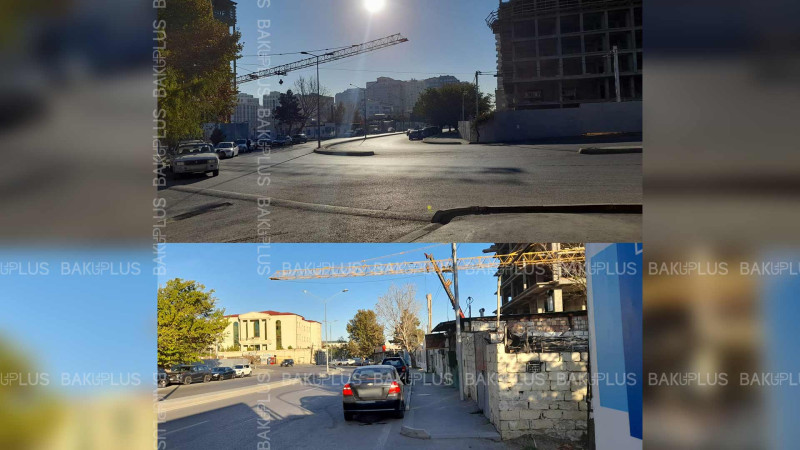 Nəsimidə qaldırıcı kran sakinləri vahiməyə salır