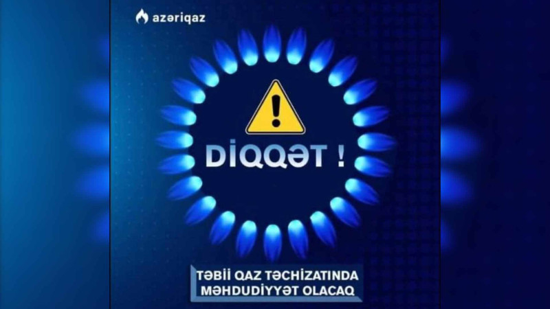 Mərdəkanda qazın verilişi dayandırılacaq