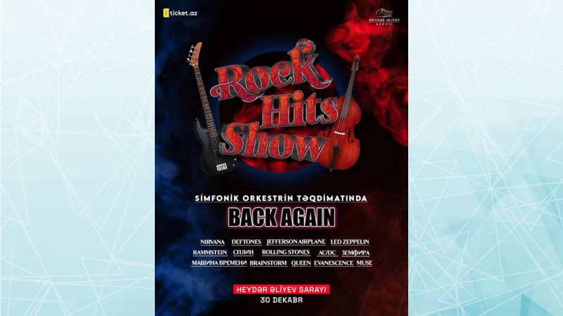 Heydər Əliyev sarayında rok konserti baş tutacaq