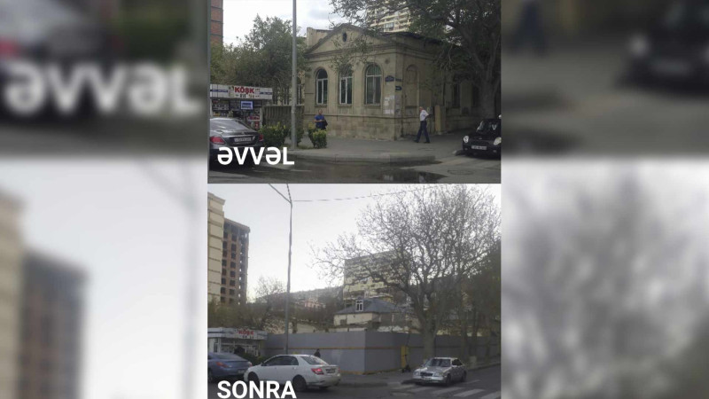 Bayılda inqilabdan əvvəl tikilən bina sökülüb – FOTO