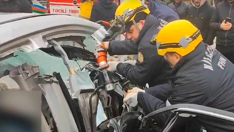 Zığ şosesində yol qəzəsı: bir nəfər xəsarət alıb – VİDEO