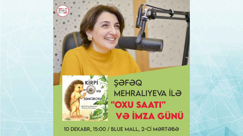 Paytaxtda “Kirpi və zəncirotu” kitabının təqdimatı keçiriləcək