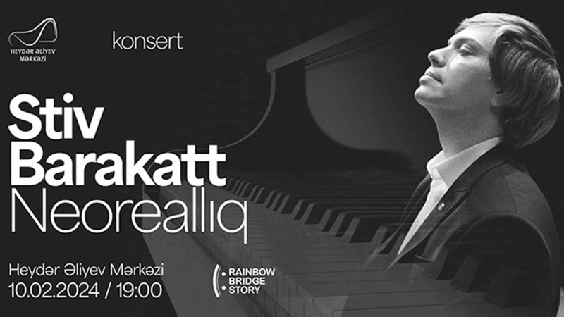 Bəstəkar Stiv Barakat Bakıda konsert verəcək