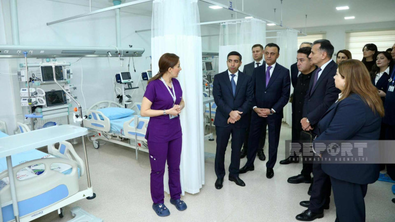 Sabunçu Tibb Mərkəzində Cərrahi profilli reanimasiya və Əməliyyat bloku təmirdən sonra istismara verilib