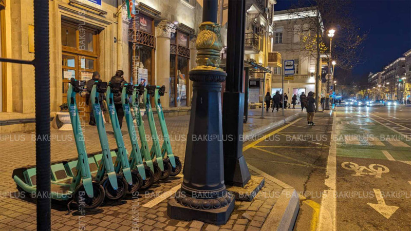 Taksi şirkəti paytaxt ərazisində elektrik skuterlərin icarəsinə başlayıb