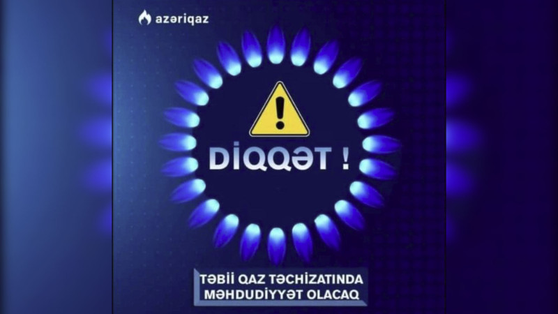 Nizamidə 1500 evin qazı kəsilib