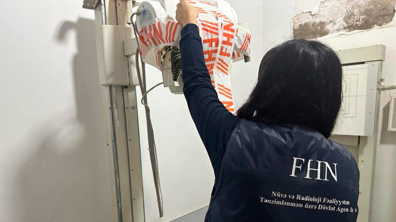 Nərimanovdakı “Ömür” klinikasında rentgen kabinetinin fəaliyyəti dayandırılıb – VİDEO