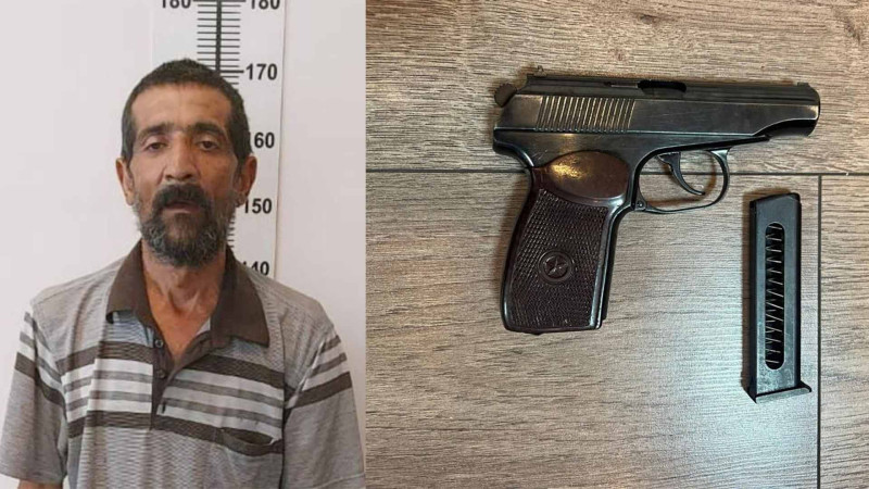 Sabunçu rayonunda 49 yaşlı kişidən silah götürülüb