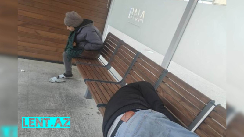 “Nizami” metro stansiyasının yaxınlığında avtobus dayanacağı sığınacağa çevrilib