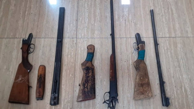 Yeni Günəşli və Zığda vətəndaşlar qanunsuz silahları polisə təhvil veriblər