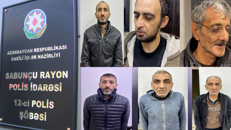 Sabunçuda silahlı şəxslər tutulublar