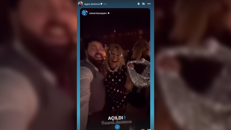 Aygün Kazımovanın İnstagram səhifəsi geri qaytarılıb