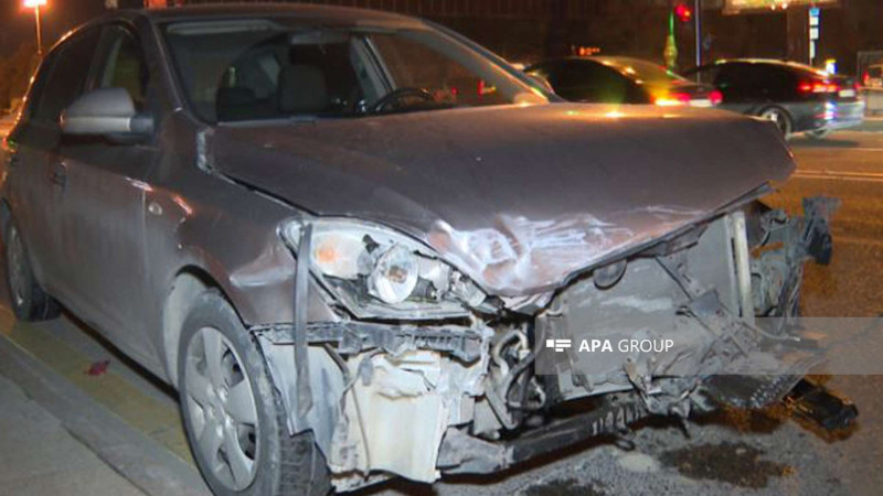 Nərimanovda 3 avtomobil toqquşub