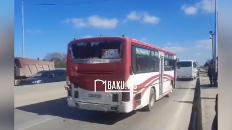 Avtobus qəzaya düşüb: 7 nəfər xəsarət alıb