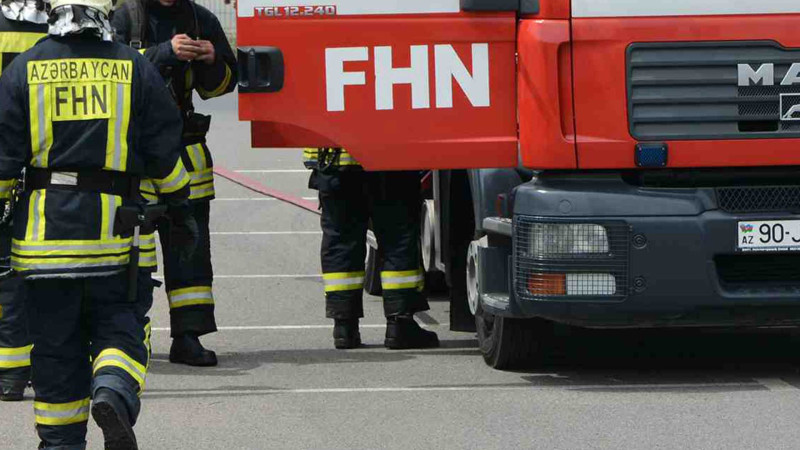 Nərimanov rayonunda yanğıb olub