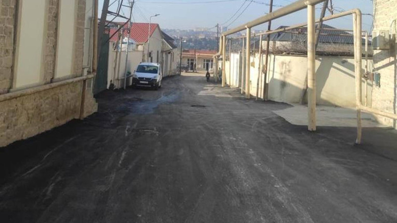 Suraxanı rayonunda abadlıq-quruculuq işləri davam edir