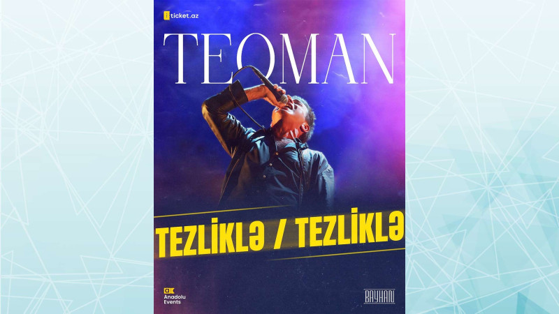 Türkiyənin rok ifaçısı Bakıda konsert verəcək