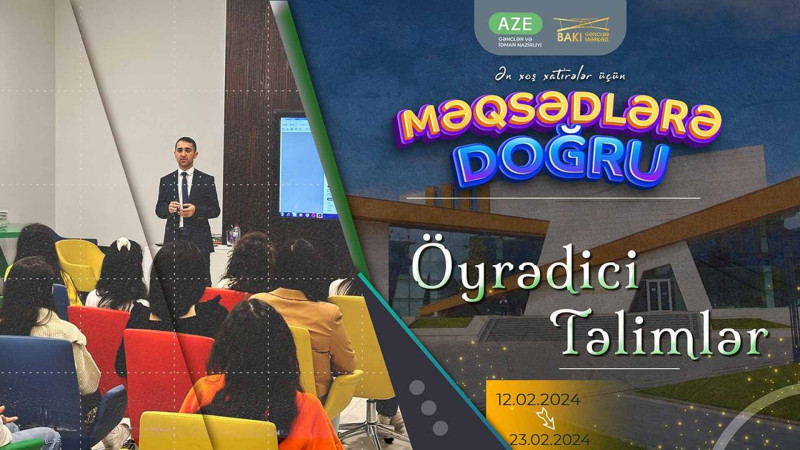 Həm faydalı, həm əyləncəli layihəyə qeydiyyat aparılır