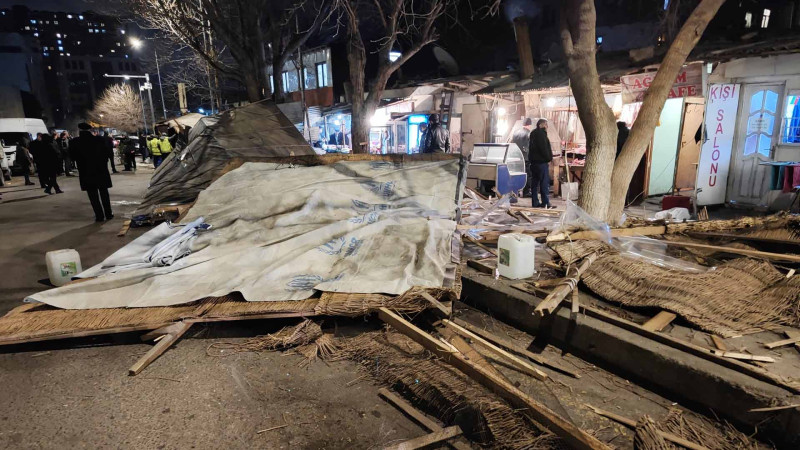 “Ətçilər” adlanan ərazidə kafelər sökülüb
