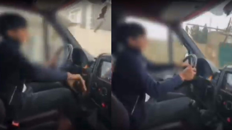 Avtobus sürən yeniyetmə barəsində tədbir görülüb – VİDEO