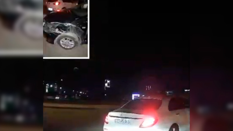 Qəza törədərək qaçan yük maşını sürücüsü saxlanılıb – VİDEO