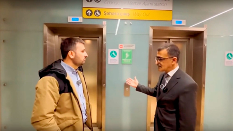 “Memar Əcəmi - 2” stansiyasında lift niyə çalışmır?