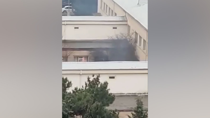 Xətai rayonunda məktəbdə yanğın olub