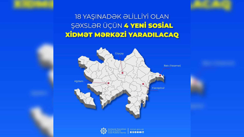 Yasamalda əlil olan 18 yaşadək şəxslər üçün mərkəz yaradılacaq