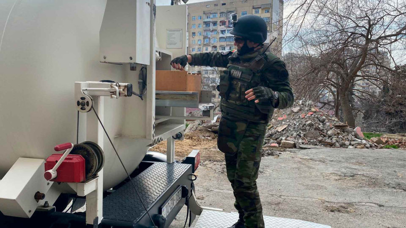 Xətai rayonunda 2 yararlı əl qumbarası tapılıb – VİDEO