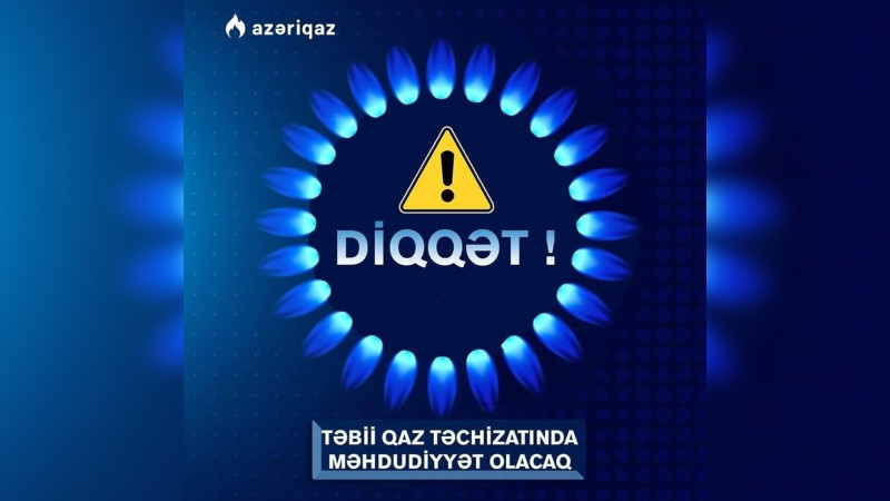 Binəqədidə qazın verilişi dayandırılıb