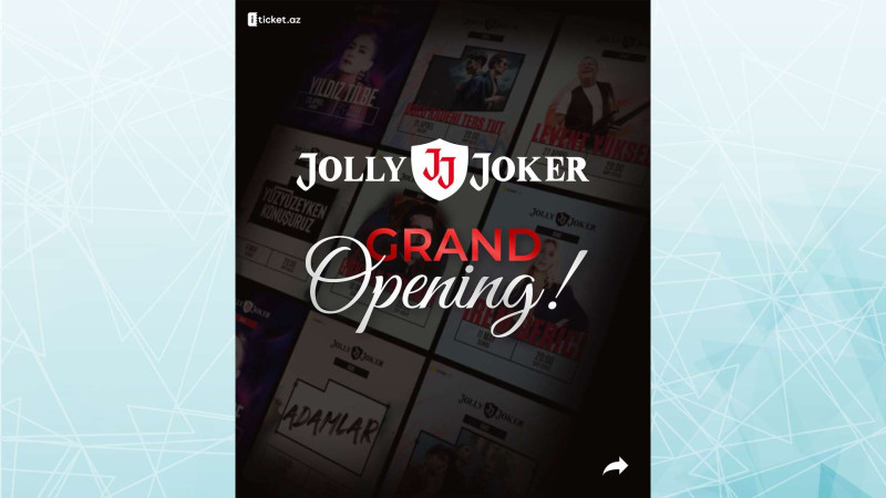“Jolly Joker” Bakıda keçirəcək ilk tədbirlərini açıqlayıb