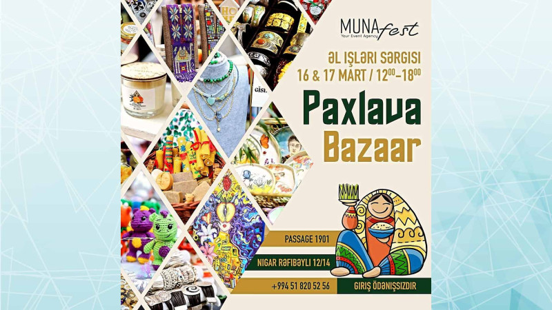 Paytaxtda “Paxlava Bazaar” adlı yarmarka keçiriləcək
