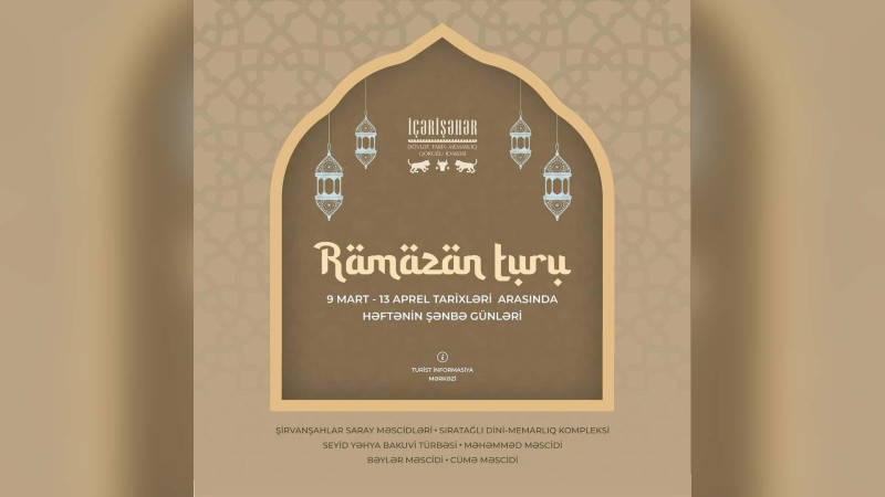 İçərişəhərin məscidlərinə xüsusi tur təşkil olunacaq