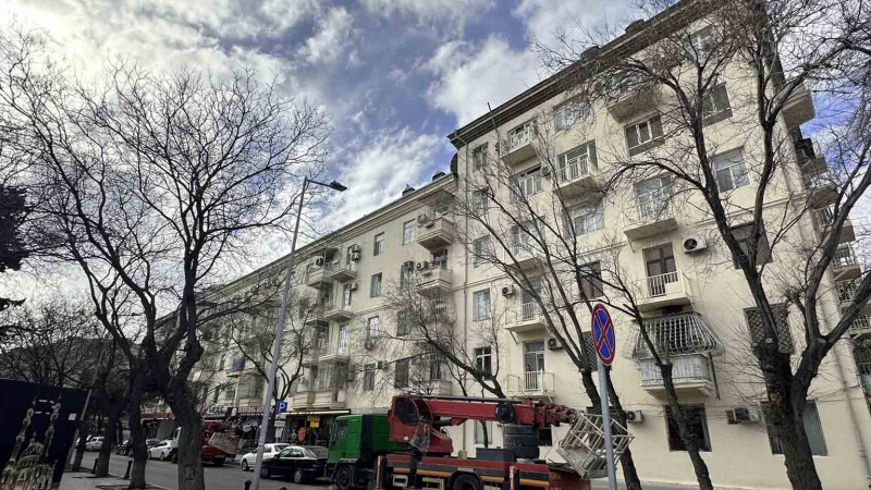 Nərimanovda evlərin fasadları yenilənir