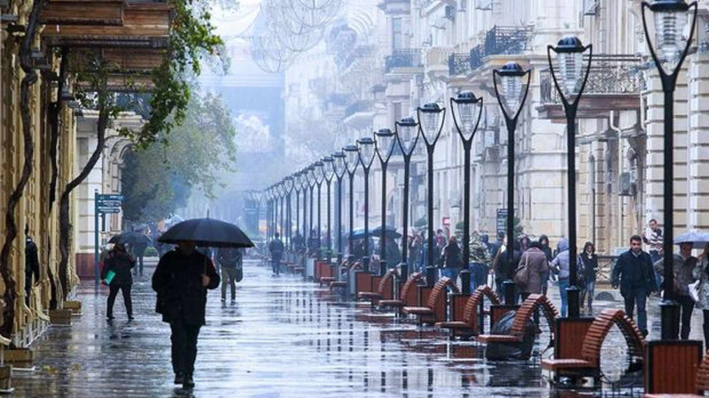 Bakıda hava yağıntılı olacaq