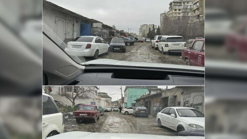 Xətai rayonunda bir neçə küçədə yollar illərdir asfaltlanmır