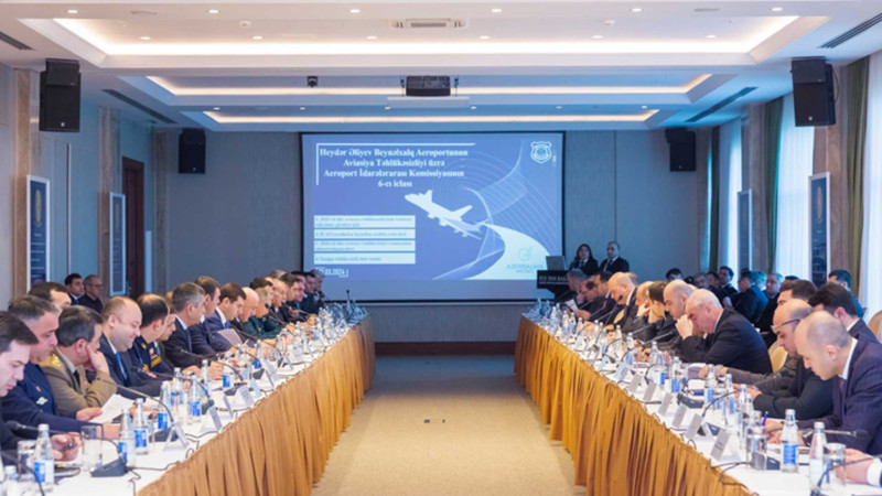 Heydər Əliyev Aeroportunda aviasiya təhlükəsizliyi ilə bağlı iclas keçirilib