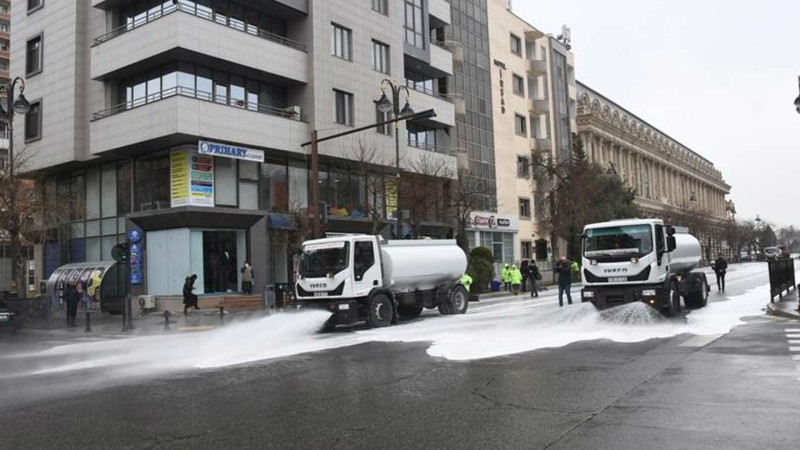 Novruz bayramı ilə bağlı Bakıda ümumşəhər təmizlik-abadlıq işləri aparılıb