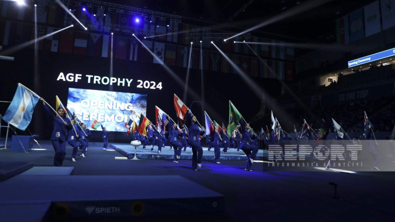 İdman gimnastikası üzrə Dünya Kubokunun açılış mərasimi keçirilib