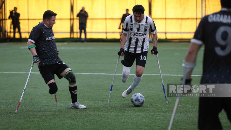 Amputant futbol komandaları matç keçiriblər