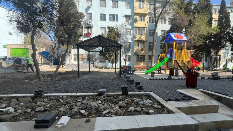 Nəsiminin 2 ünvanında genişmiqyaslı abadlıq işləri aparılır